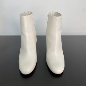 Christian Louboutin White Ankle Boots